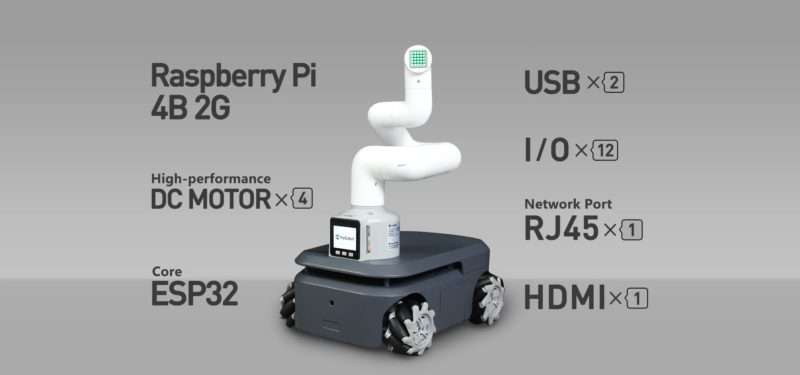 Base móvil del robot AGV / AMR myAGV Elephant robotics